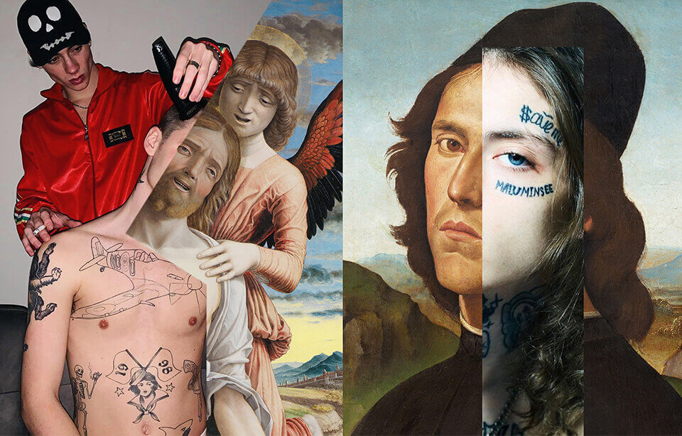 Patteef: il collagista che ama i tatuaggi e l'arte sacra - cover pattef - Gay.it