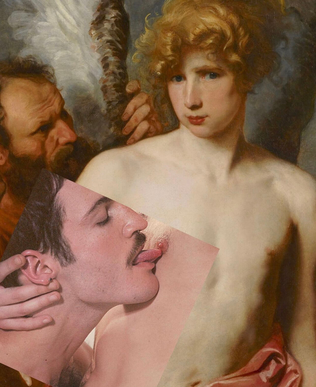 Patteef: il collagista che ama i tatuaggi e l'arte sacra - image 6487327 1 3 - Gay.it