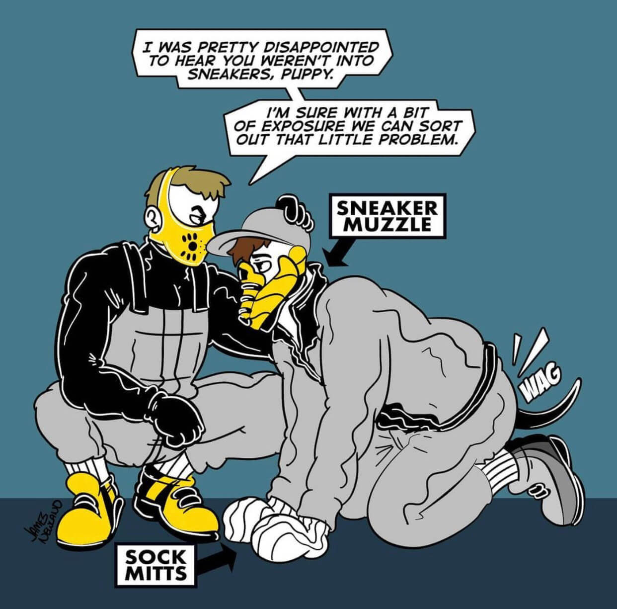 James Newland: il fumettista che ironizza sulle strane ossessioni del mondo fetish