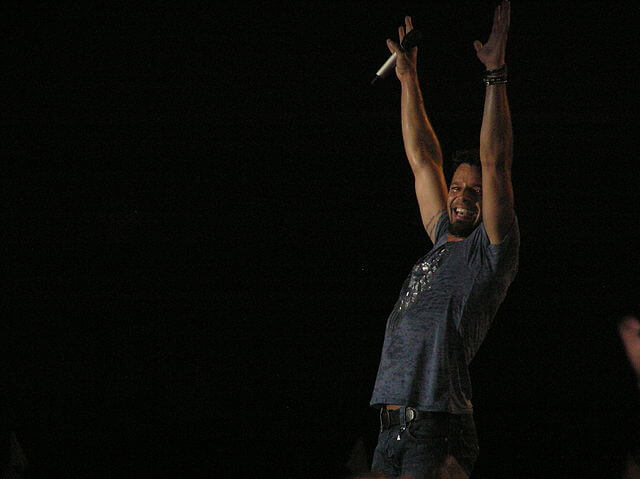 ricky martin, ospiti internazionali a sanremo