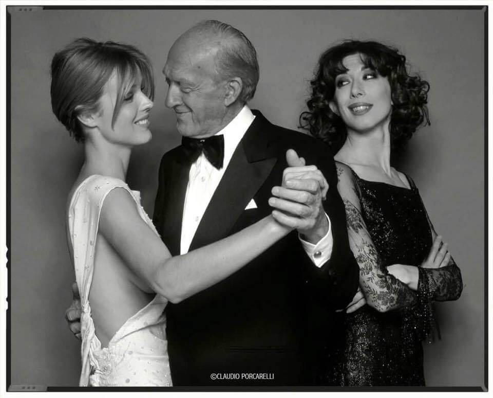 eva herzigova e veronica pivetti a sanremo 1998, donne del festival