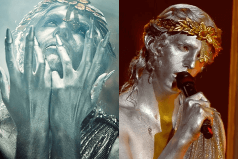 Sanremo 2021, Achille Lauro omaggia il pop con Emma e Monica Guerritore: "Il pregiudizio è una prigione" (FOTO) - Achille Lauro 4 - Gay.it