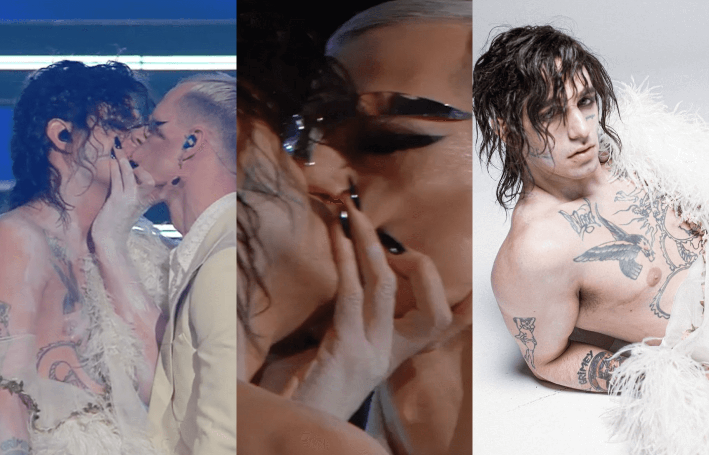 Sanremo 2021, Achille Lauro sposa e bacia Boss Doms: “Sono il rifiuto dell’appartenenza ad ogni ideologia”