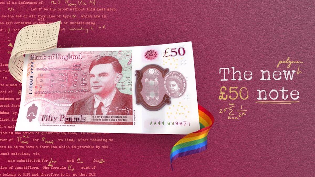 Regno Unito, ecco Alan Turing sulla banconota da 50 sterline: l’ufficialità della Banca d’Inghilterra