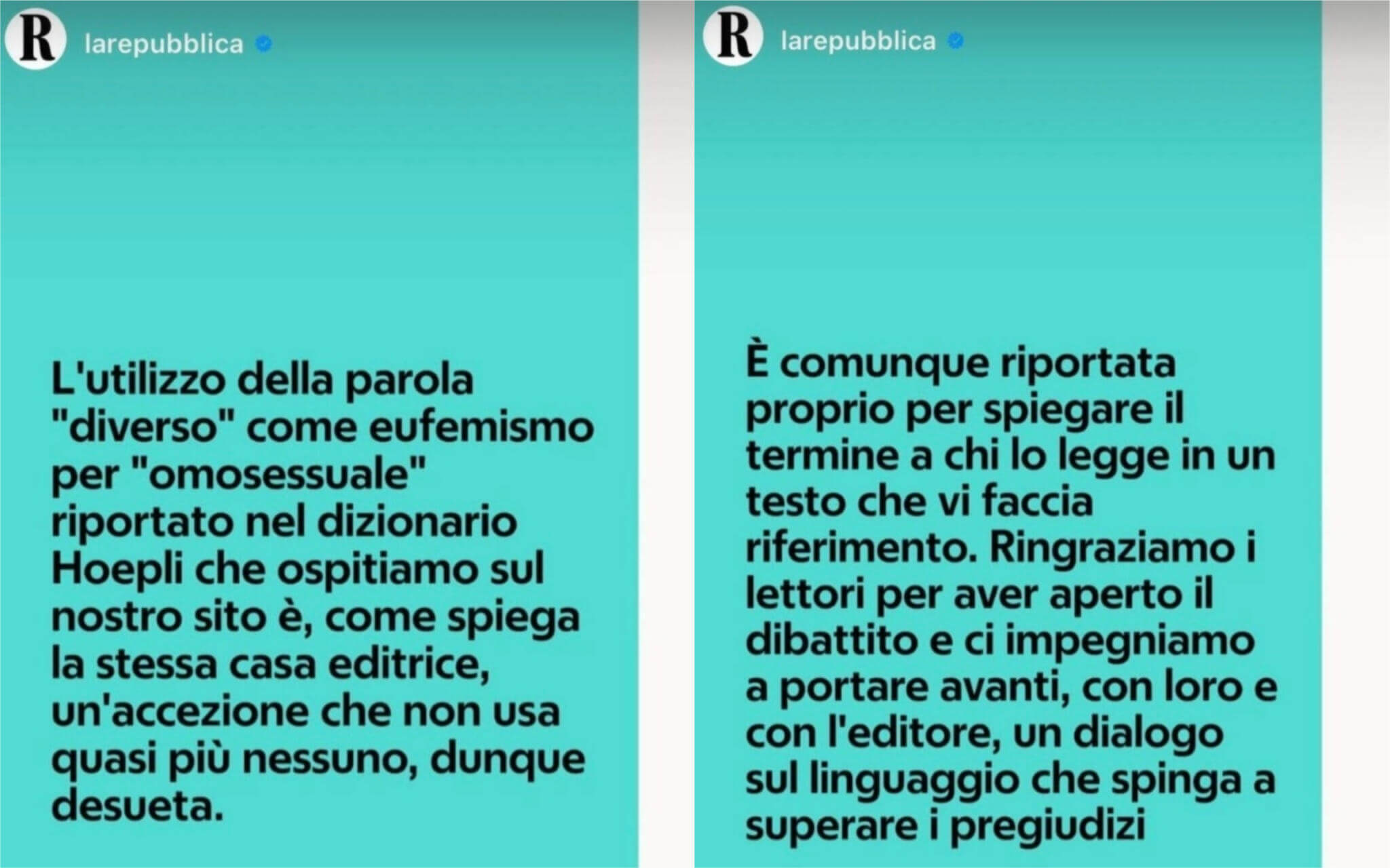 Gay e diverso sinonimi: bufera sul dizionario di Repubblica - Diverso sinonimo omosessuale La Repubblica 2048x1280 1 - Gay.it