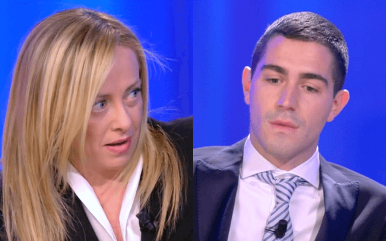 Maurizio Costanzo Show: Giorgia Meloni a ruota libera sul DDL Zan, Tommaso Zorzi in ossequioso silenzio – VIDEO