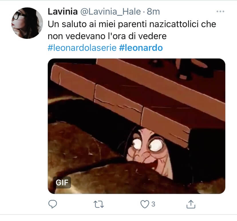 Leonardo, social impazziti per la rappresentazione gay di Da Vinci: "Amore senza censure, brava Rai" - Leonardo gay Twitter 3 - Gay.it