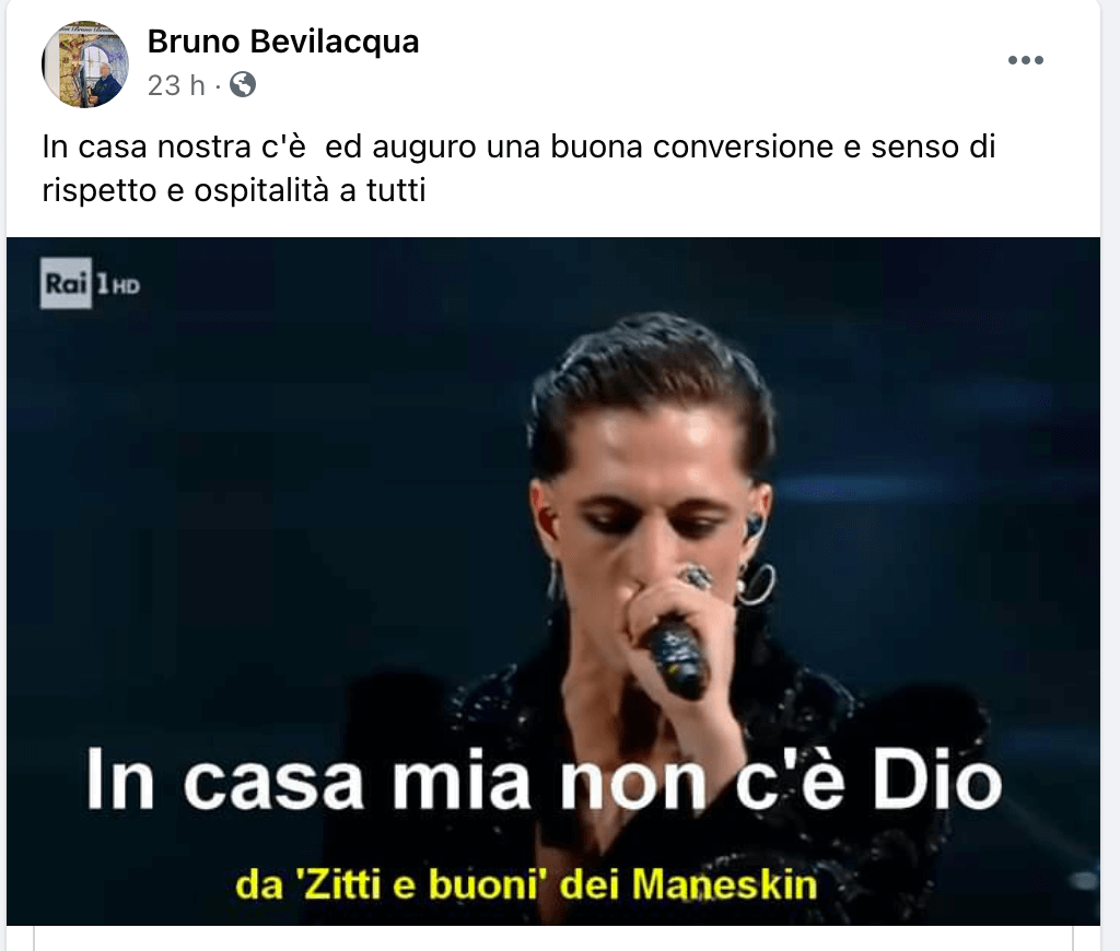 Padova, don Bruno organizza preghiera di riparazione dopo Sanremo: "preghiamo anche per i demoniaci" - Padova don Bruno 2 - Gay.it