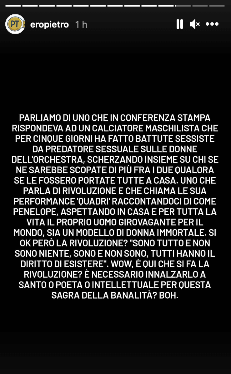 Pietro Turano torna su Achille Lauro: "è vuoto cosmico, si è appropriato di una cultura di cui non sa nulla" - Pietro Turano 8 - Gay.it