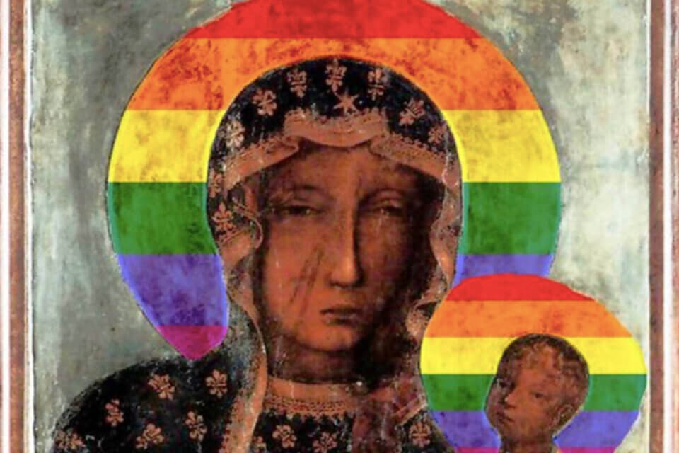 Polonia, assolte le attiviste a processo per un’icona rainbow della Vergine Maria