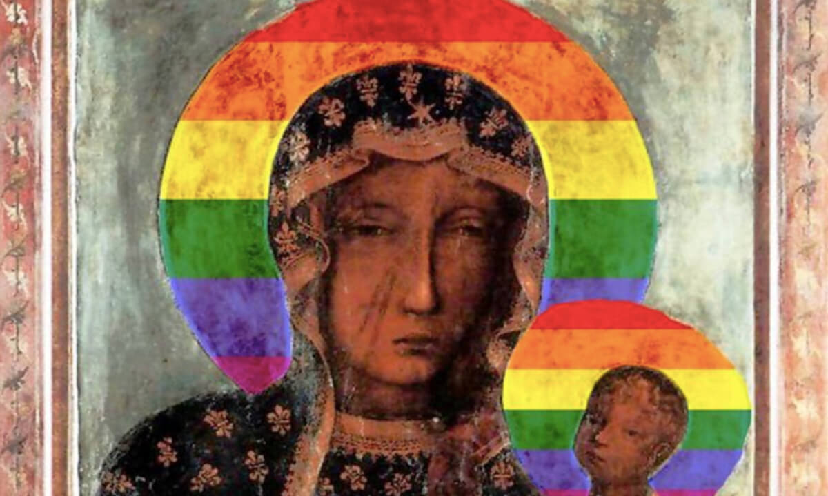 Polonia, assolte le attiviste a processo per un’icona rainbow della Vergine Maria