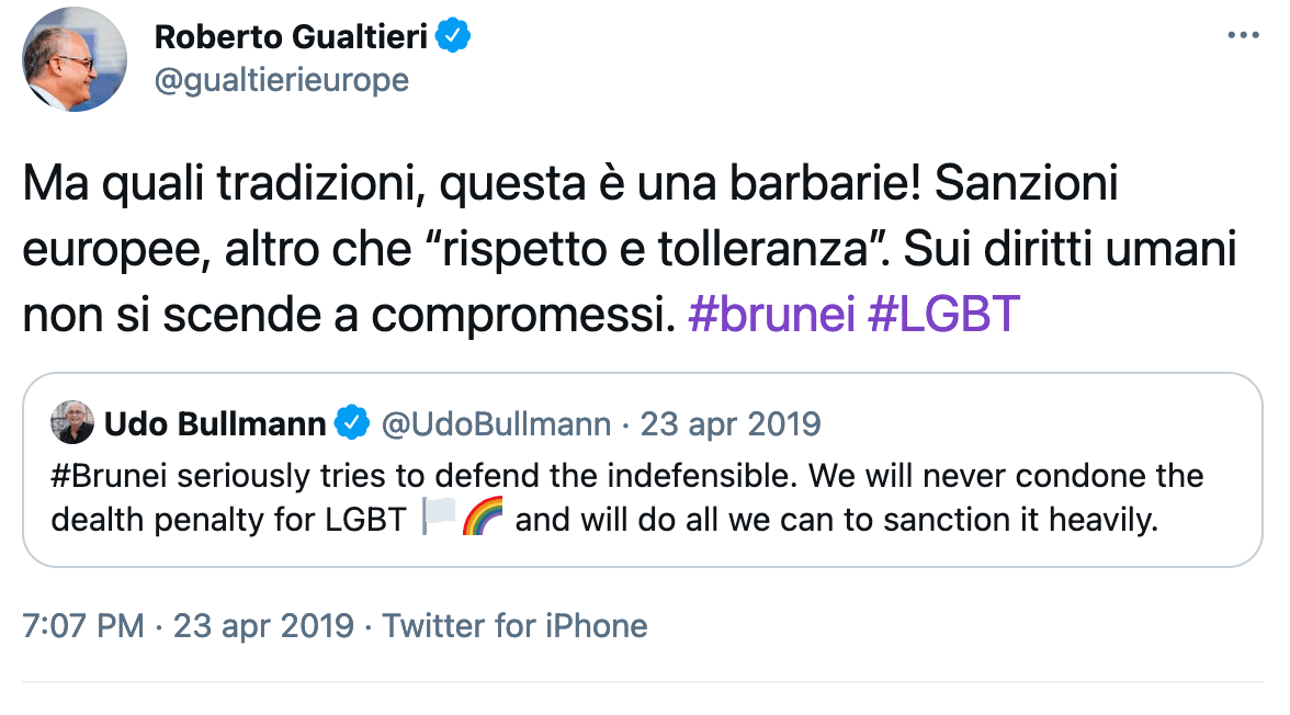Roberto Gualtieri candidato PD a sindaco di Roma: da sempre sostenitore dei diritti LGBT - Roberto Gualtieri diritti gay 2 - Gay.it