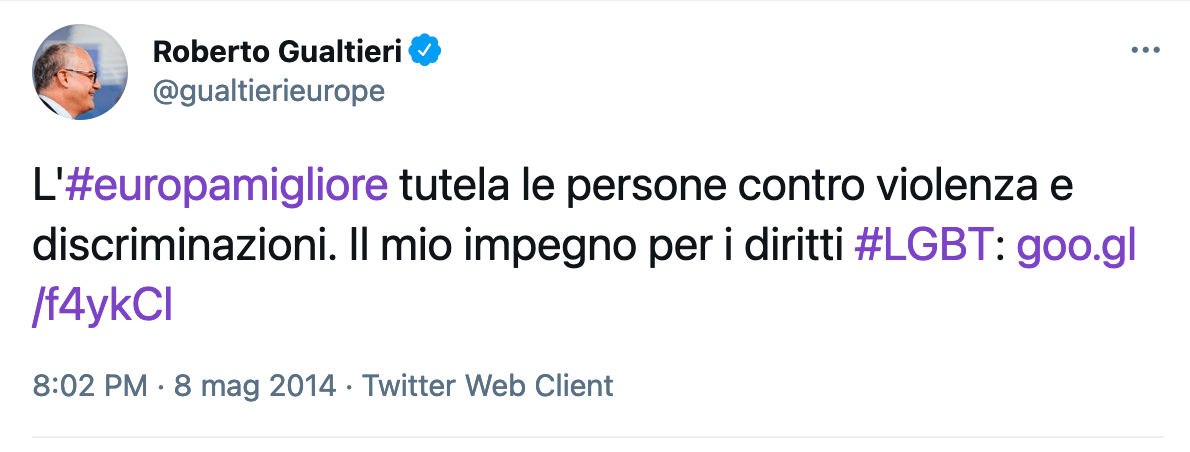 Roberto Gualtieri candidato PD a sindaco di Roma: da sempre sostenitore dei diritti LGBT - Roberto Gualtieri diritti gay - Gay.it