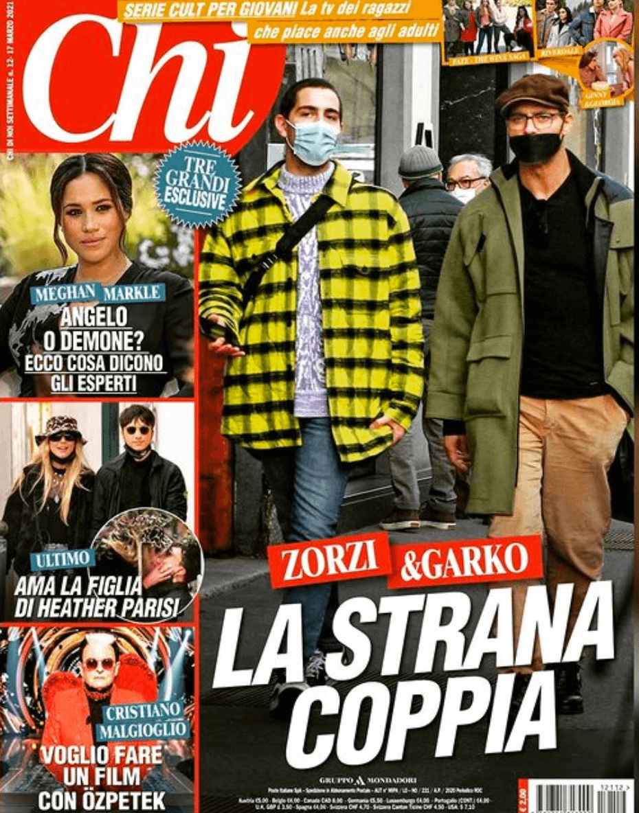 Tommaso Zorzi e Gabriel Garko paparazzati insieme: è nata una coppia? (FOTO) - Tommaso Zorzi e Gabriel Garko cover chi - Gay.it