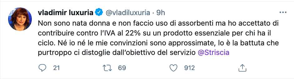 Striscia La Notizia, Vladimir Luxuria definita "donna per approssimazione" (VIDEO) - Vladimir Striscia - Gay.it