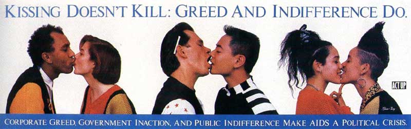 act up, gran fury, grafica pubblicitaria, aids, arte queer
