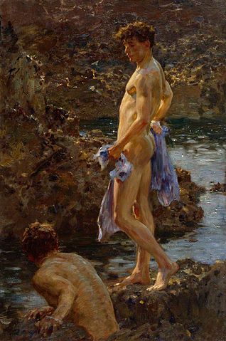 arte queer, pittori lgbt, henry scott tuke