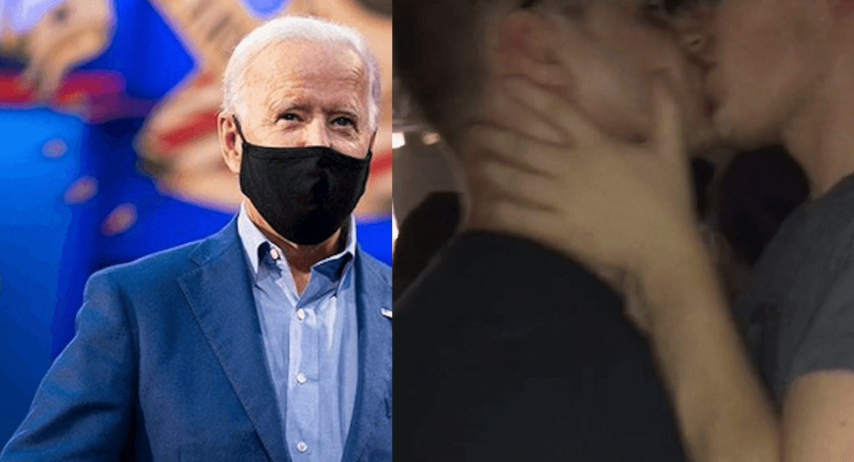 Joe Biden, anche un bacio tra due ragazzi nel video che ripercorre un anno di Covid-19
