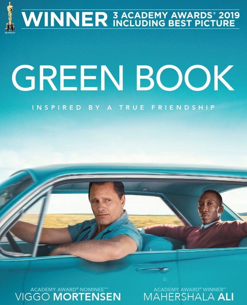 Stasera Green Book su Rai1, una prima tv da Oscar sulle strade razziste e omofobe dell'America anni '60 - poster green book - Gay.it