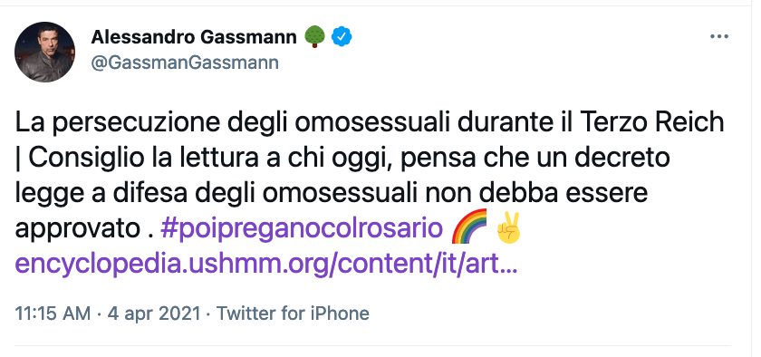 Alessandro Gassmann: "A chi dice no al DDL Zan ricordo le persecuzioni degli omosessuali durante il Terzo Reich" - Alessandro Gassmann - Gay.it