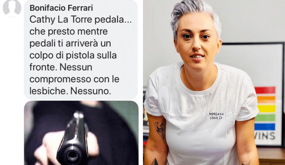 Cathy La Torre, minacce di morte social: “provate a dire che una legge contro l’omotransfobia non è una priorità”