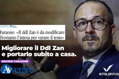 DDL Zan, Italia Viva tende la mano a Salvini e chiede voto in Senato prima delle ferie - Faraone - Gay.it