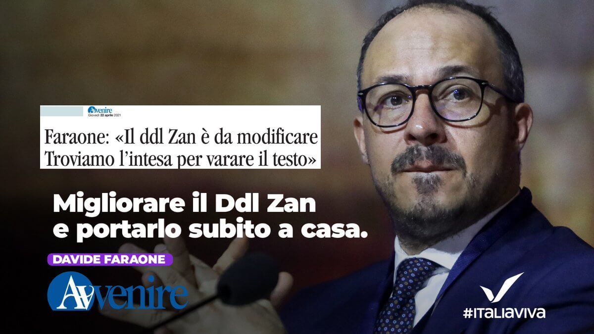 DDL Zan, Italia Viva tende la mano a Salvini e chiede voto in Senato prima delle ferie