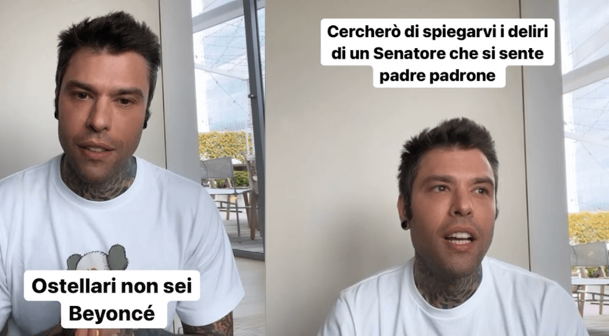DDL Zan, Fedez: “Ostellari non sei Beyoncé, non puoi fare il ca**o che ti pare” – VIDEO