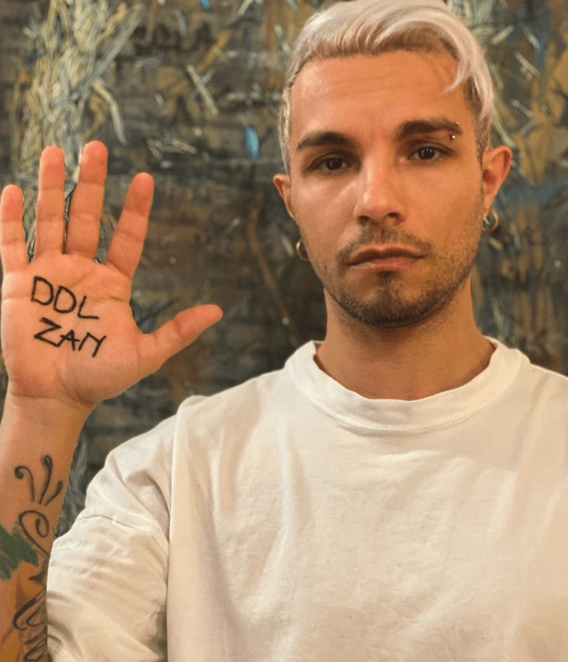 #DiamociUnaMano, continua il sostegno 'vip' al DDL Zan: Fasano, D'Avena, Iezzi, Amoroso, Taffo e tanti altri - Marco Carta DDL Zan 1 - Gay.it