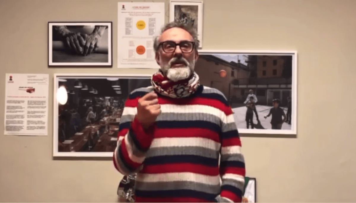 Massimo Bottura, lo chef stellato sostiene il DDL Zan: “signori senatori, nel 2021 basta scuse!”