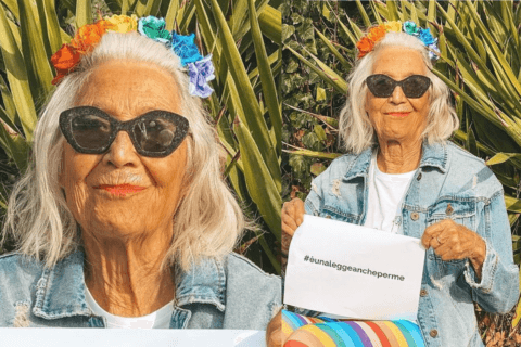 Nonna Licia sostiene il DDL Zan: "Facciamoci sentire, non è questione di politica ma di civiltà" - video - Nonna Licia sostiene DDL Zan - Gay.it