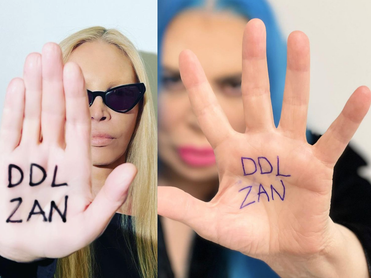 Patty Pravo e Loredana Bertè sostengono il DDL Zan: “Liberi di Amare”