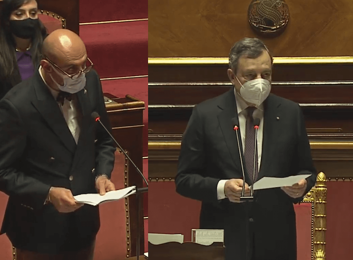 Pillon in senato a Draghi: “Famiglia naturale sotto attacco ideologico, poste all’esame leggi divisive”