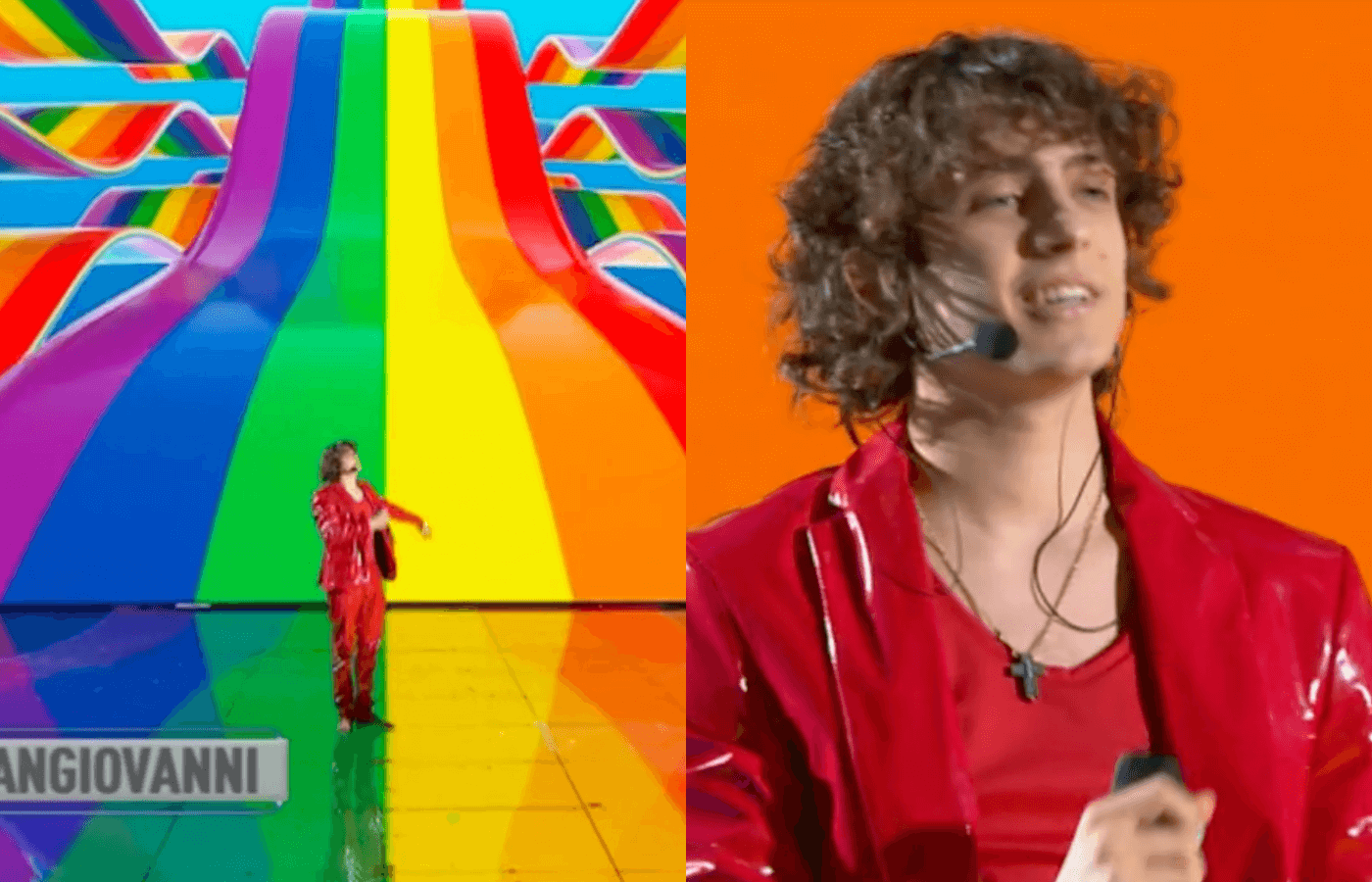 Amici, Sangiovanni canta Felicità in chiave rainbow: “Tra uomini e donne non c’è differenza” (VIDEO)