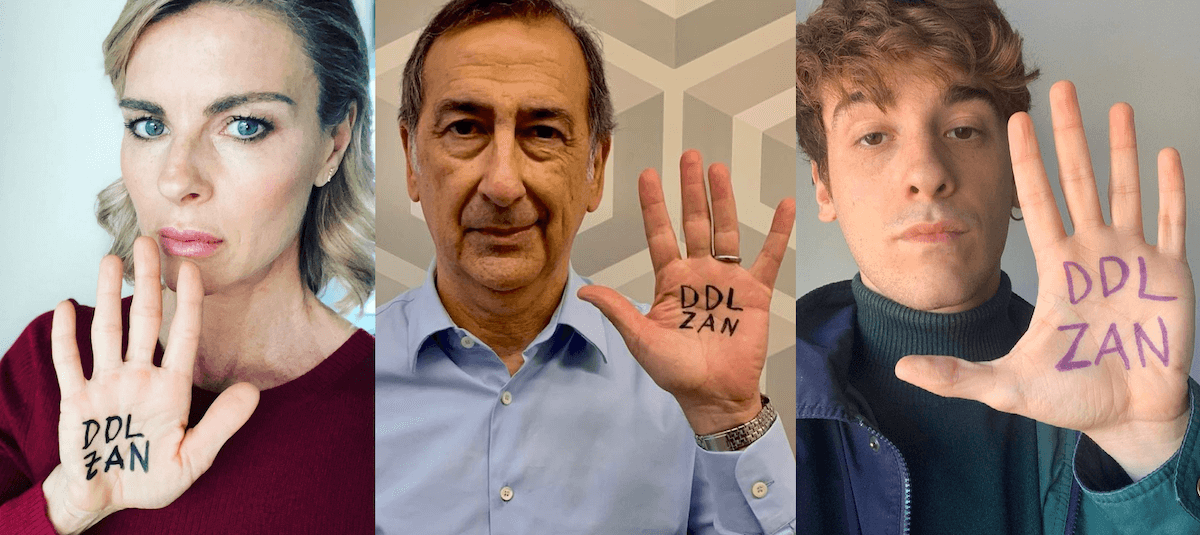 Da Beppe Sala a Federico Cesari, pioggia di 'mani' a sostegno del DDL Zan - la GALLERY - Schermata 2021 04 15 alle 11.30.50 - Gay.it