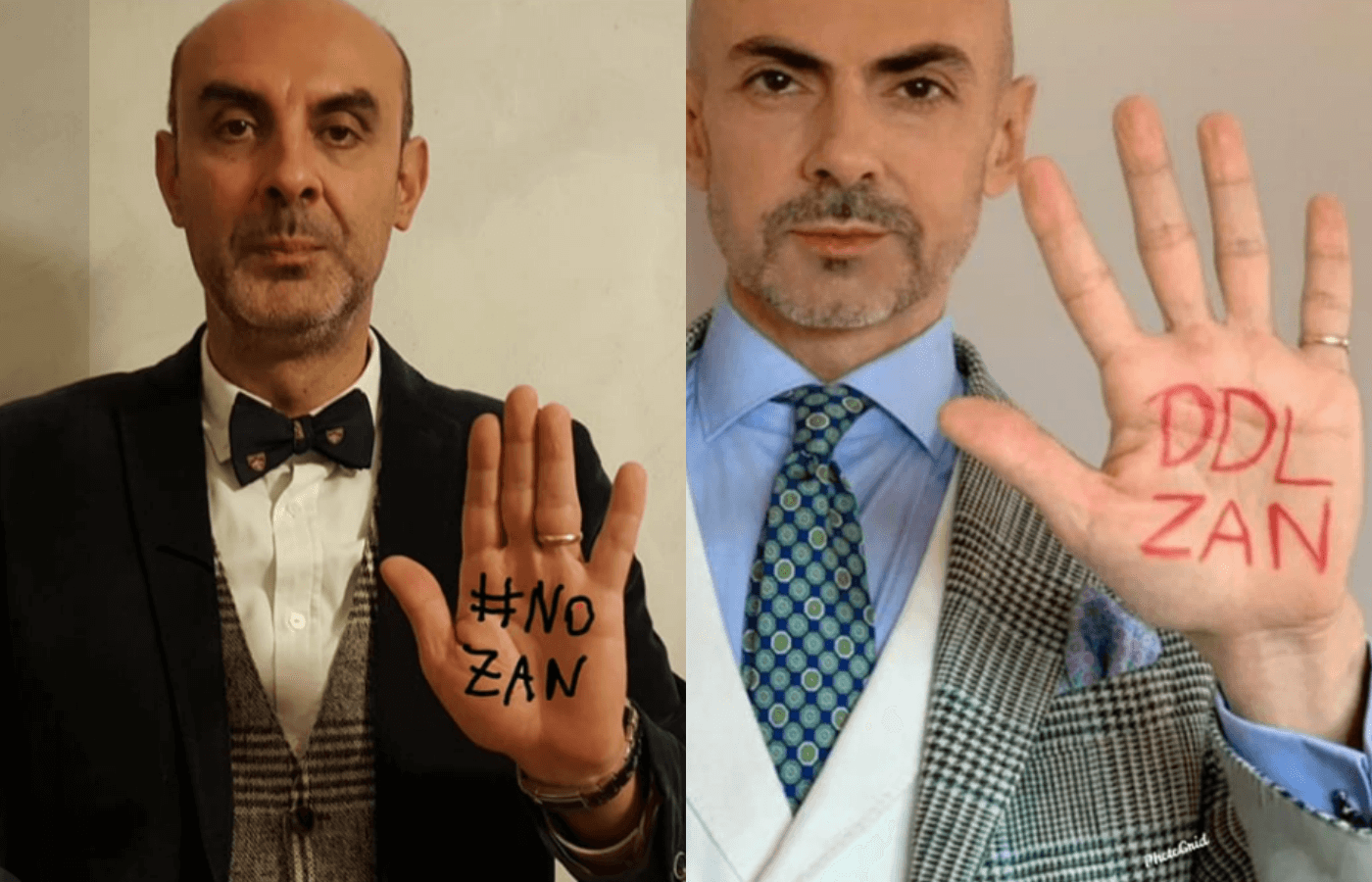 Pillon attacca il DDL Zan con una foto di Enzo Miccio, la replica: “Non usi il mio nome e la mia immagine”