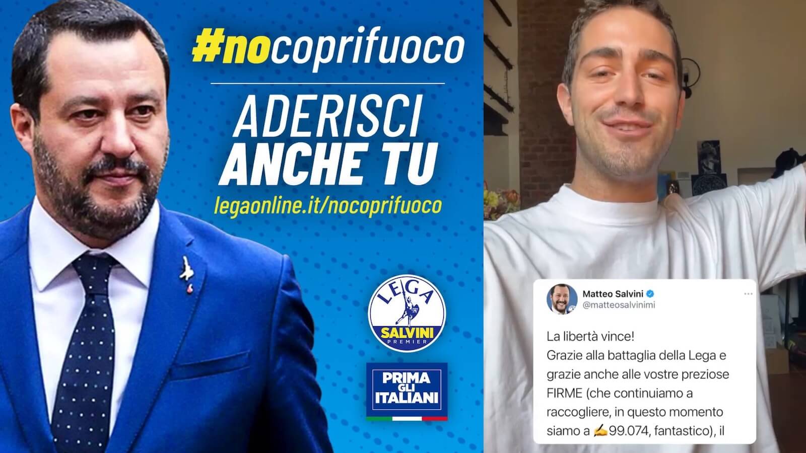 Zorzi vs. Salvini: “Una tragedia la sua petizione, e noi con 500.000 firme per il DDL Zan cosa dovremmo fare?” – VIDEO
