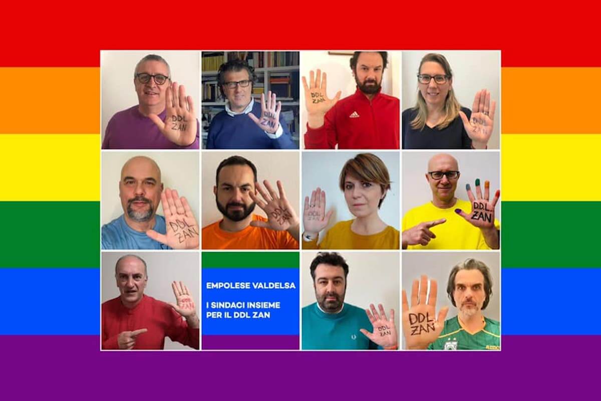 Valdelsa, i sindaci di 11 comuni uniti a sostegno del DDL Zan – evento unico il 17 maggio?