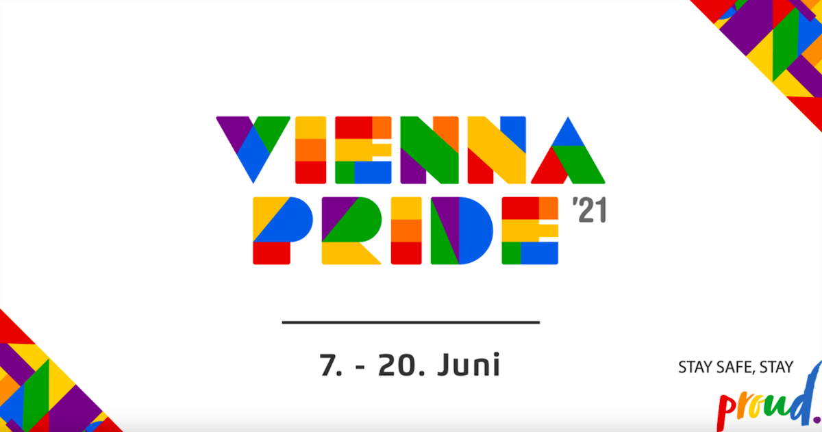 Vienna Pride 2021, il 19 giugno la sfilata a piedi e in bicicletta