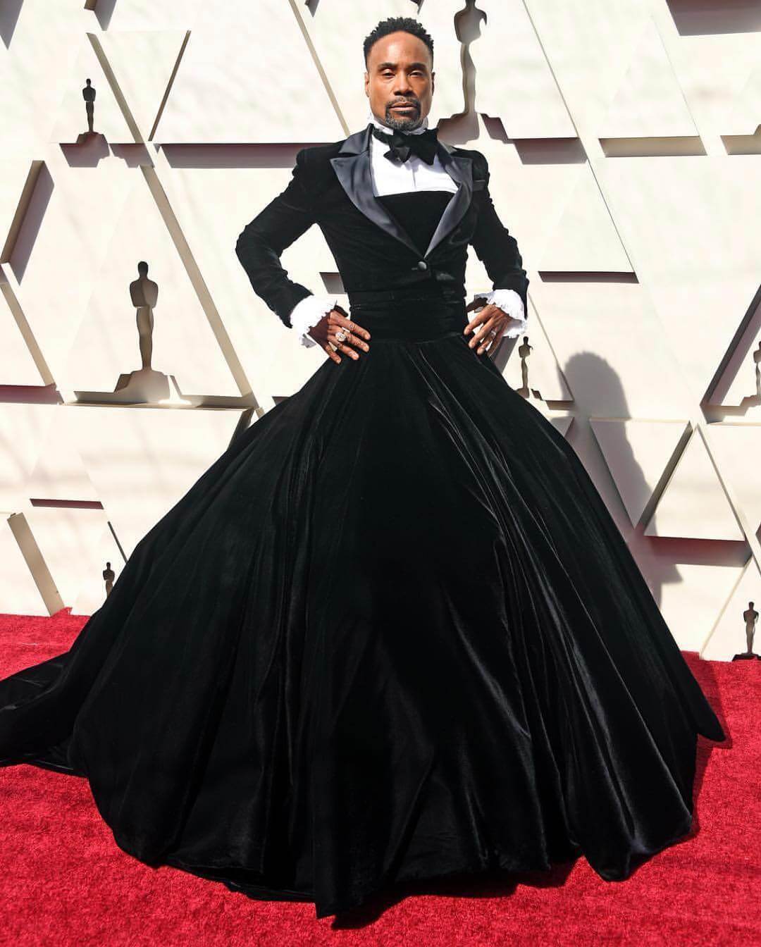 billy porter in christian siriano, billy porter oufits, billy porter dress