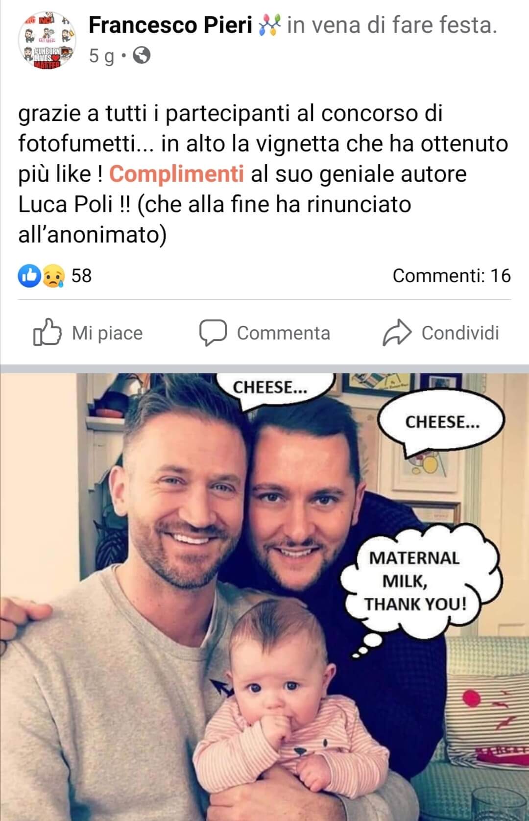 Matteo Grimaldi denuncia: prete utilizza foto con due papà gay per un contest omofobo - grimaldi - Gay.it