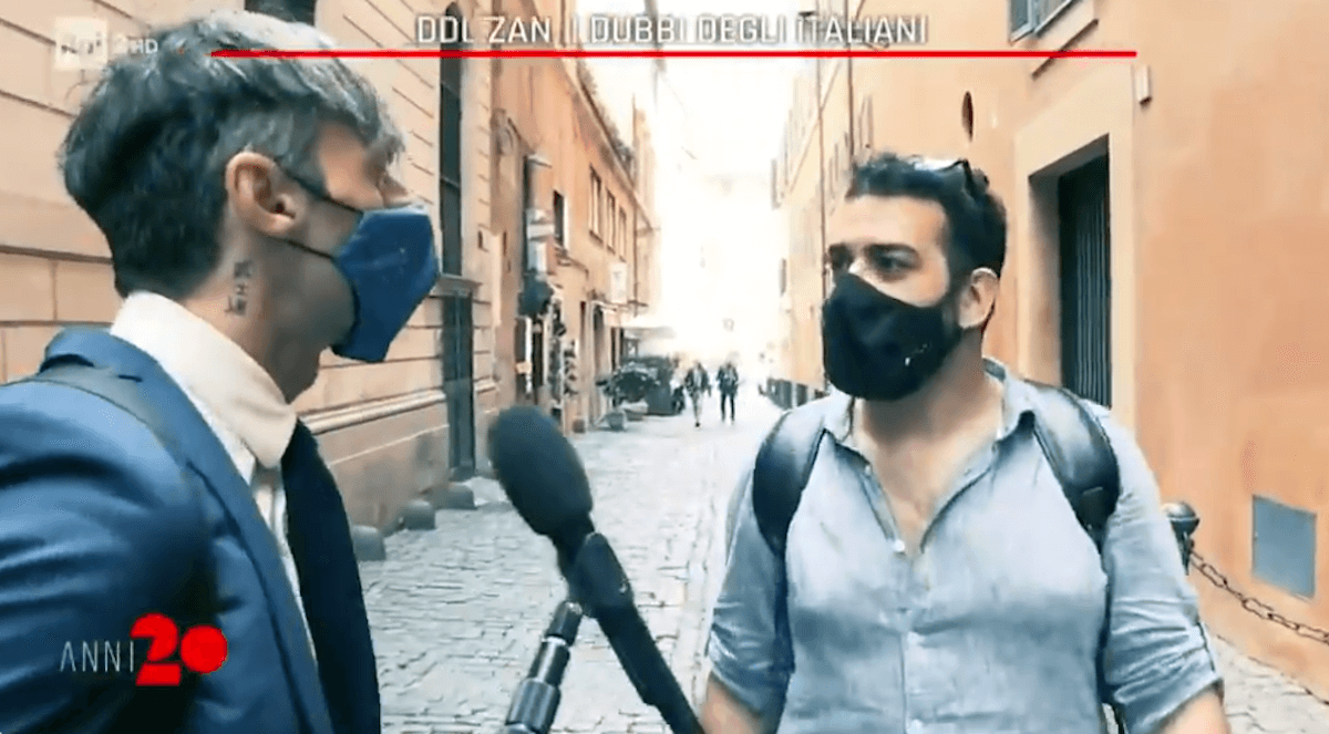 Anni 20, servizio folle Rai sul DDL Zan tra fake news e la musica dei Village People – VIDEO