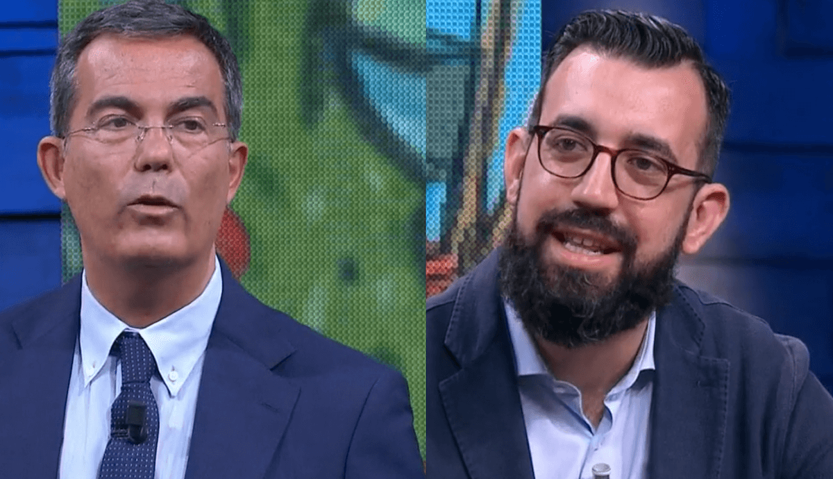 DDL Zan, Giovanni Floris smonta le critiche di Jacopo Coghe in 5 secondi – VIDEO