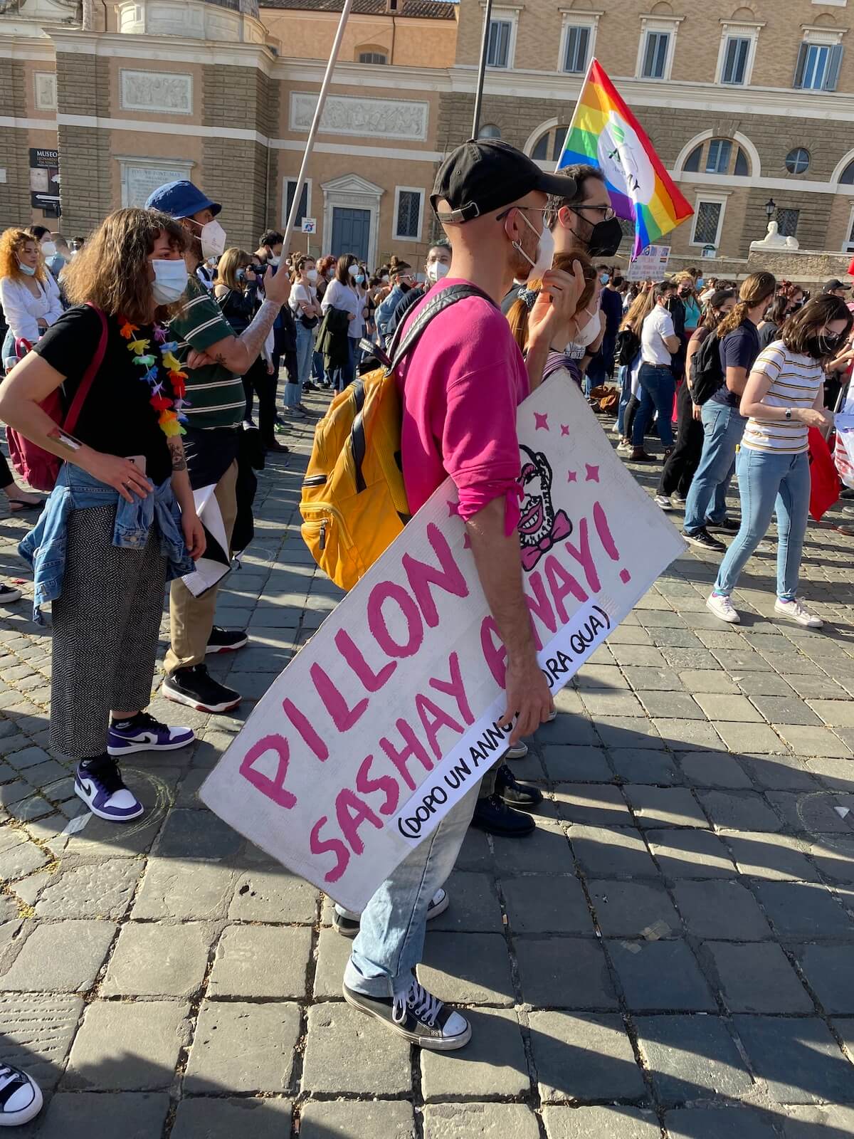 DDL Zan, migliaia di persone in piazza a Roma