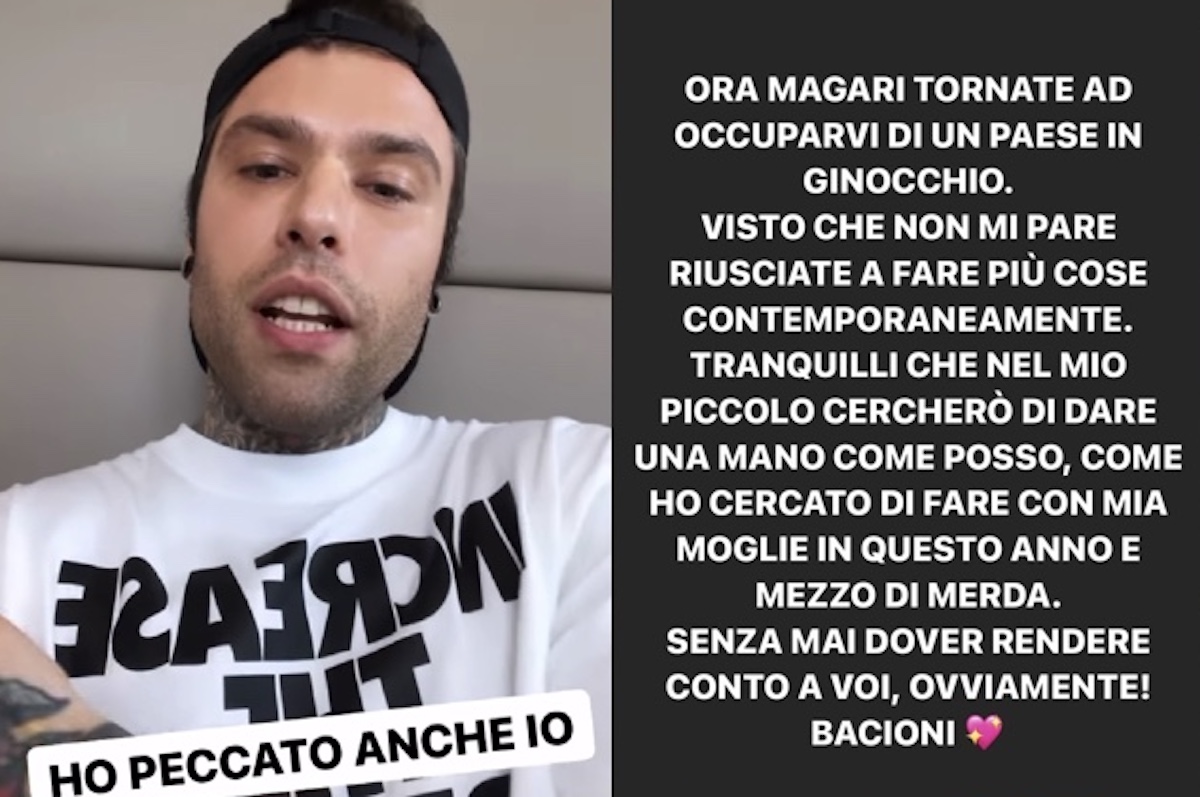 Fedez: “Da giovane ho sicuramente detto cose omofobe, ero ignorante poi ho cercato di migliorarmi” – VIDEO