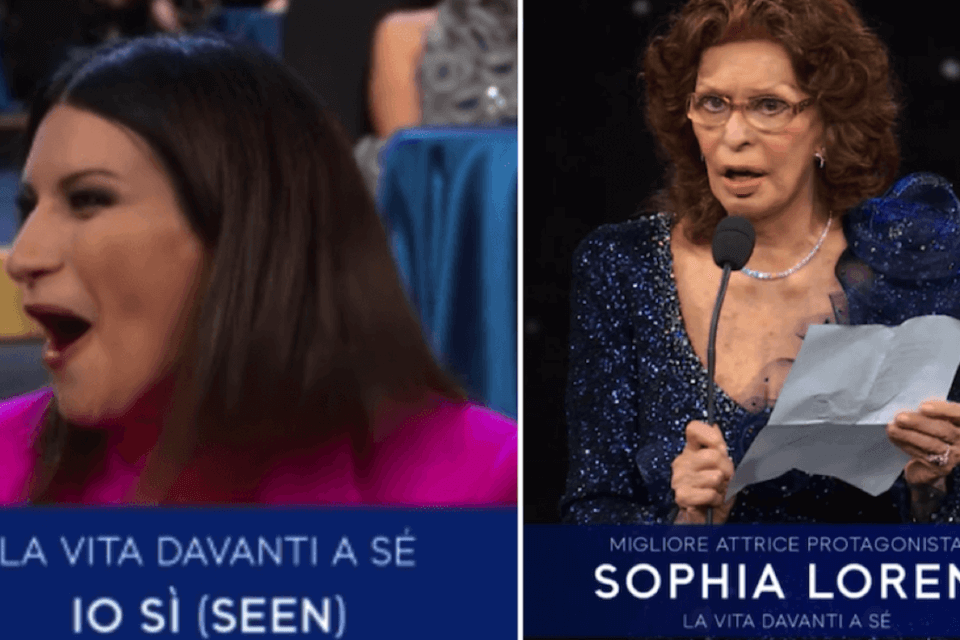 David 2021, trionfano Volevo Nascondermi e Sophia Loren – Laura Pausini battuta da Checco Zalone