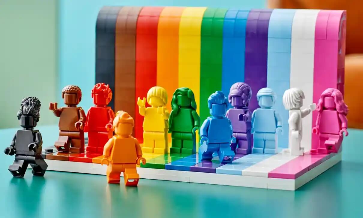 LEGO lancia il suo primo set arcobaleno per celebrare la comunità LGBT+
