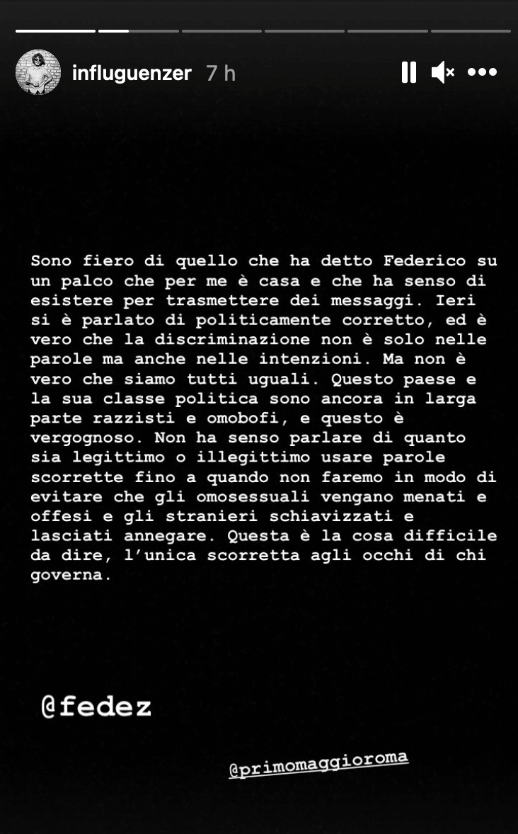 Lodo Guenzi ringrazia Fedez: "Questo Paese è ancora in larga parte omofobo e razzista, è vergognoso" - Lodo Guenzi - Gay.it