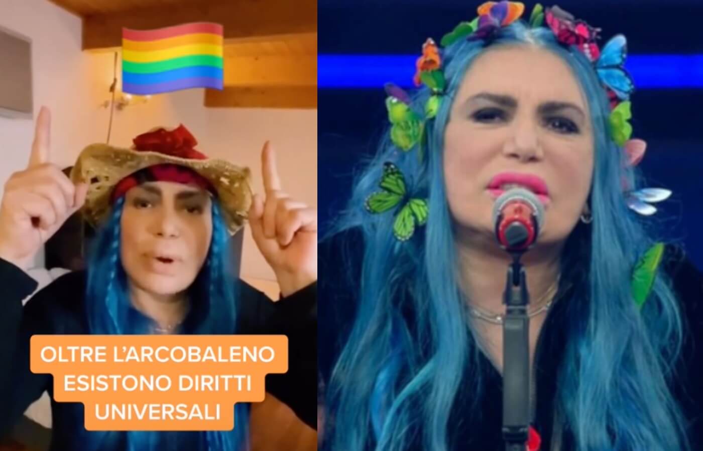 Loredana Bertè pro DDL Zan: “Serve una legge, oltre l’arcobaleno esistono diritti universali”