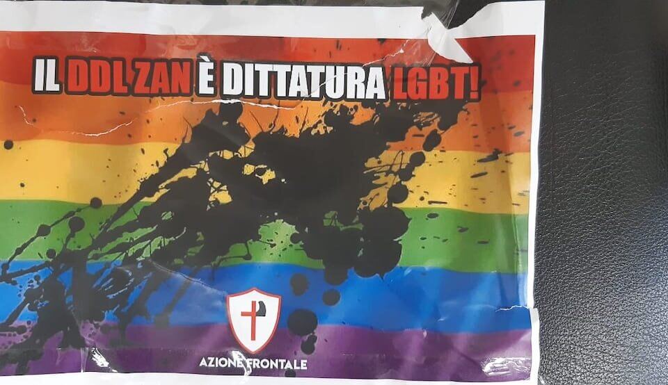 Mario Mieli, atto intimidatorio di Azione Frontale contro il circolo di cultura omosessuale - Mario Mieli atto intimidatorio di Azione Frontale - Gay.it
